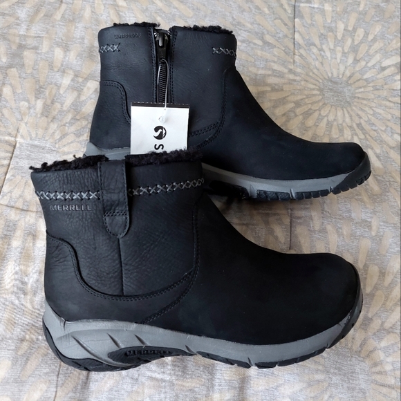 Merrell waterproof zip boots size 6.5 - Picture 1 of 15